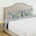 thumbnail image 3 of Yayeee Pillowcase Standard Size Set of 2 Satin Wrinkle Resistant Envelope Pillow Case, Whimsy Daisy Pattern, 3 of 8