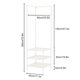 thumbnail image 3 of Organizador de esquina con estantes multifuncionales desmontables y ensamblables para dormitorio y hogar., 3 of 9