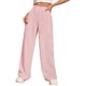 thumbnail image 1 of Gibobby leggings afelpados para mujer Otoño e Invierno nuevo Color sólido moda felpa suelta terciopelo calmante cálido Casual Pantalones rectos mujeres（Rosa， L), 1 of 5