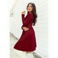thumbnail image 2 of Yawrut Womens V-Neck Maternity Dresses Nursing Breastfeeding Dress With Pockets, 2 of 8