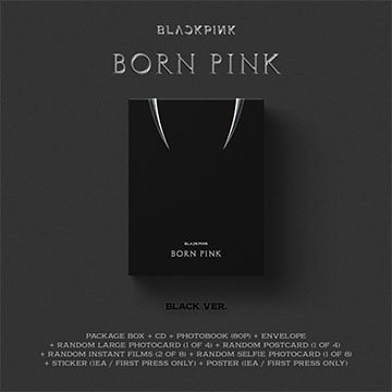 Blackpink - BORN PINK (Standard CD Boxset Version B / BLACK) - CD