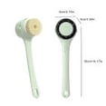 thumbnail image 3 of Automatic Body Brush for Shower | Rotating Exfoliating Bath Brush | 5 Interchangeable Heads | Deep Cleansing & Massage | Waterproof Rechargeable 360° Spinning | 36x9x8cm | White/Green | 1 Piece, 3 of 10