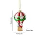 thumbnail image 3 of Set de adornos de cristal navideño | Muñeco de nieve y diseño de árbol | Decoración de casas navideñas | Coleccionable festivo artesanal | Centro de mesa elegante de 9,8 cm | Escaparate | Caja de, 3 of 6