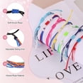 Braided Rope Bracelet, Adjustable Woven String Bracelets Boho ...