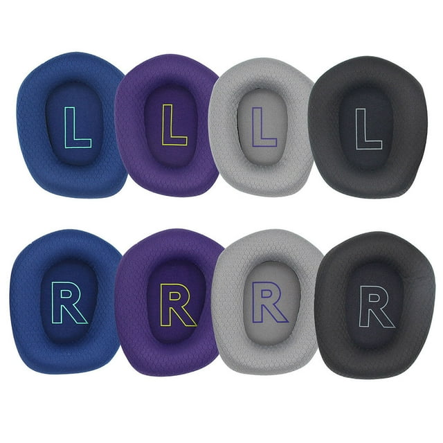 1 Paire de Coussinets d'Oreille Écouteurs Coussin Écouteurs 2 Pcs Manchons Ergonomiques Accessoires de Réduction de Bruit Remplacement pour Logitech G733 Bleu