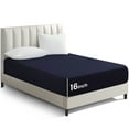 thumbnail image 6 of IR Imperial Rooms Fitted Sheet Deep 16 Inch Pocket Extra Soft Brushed Microfiber 1800 Series Navy King, 6 of 8