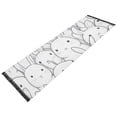 thumbnail image 2 of Cute Bunny Rabbits Runner Rug Non-Slip Area Rugs Linen Washable Non Shedding for Kitchen Bedroom Carpet, 2 of 8
