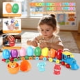 thumbnail image 4 of Sumsoltic Montessori Toys for Toddlers, Farm Train Learning Toy with Counting Matching Sorting, Easter Gifts for 1-3 Year Old Boys Girls, 4 of 6