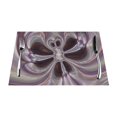 thumbnail image 1 of XMXY Woven Placemats Set of 4 PCS, Swirl Twirl Spiral Universe Table Mats Washable Heat Resistant Placemats, 1 of 6