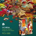 thumbnail image 4 of Navidad De 1000 Piezas Rompecabezas De Descompresión De Ensamblaje De Papel De Feliz Navidad Para Adultos Y Niños Advancent HA046975-06, 4 of 6