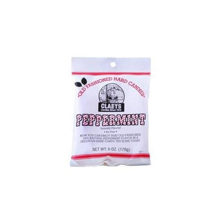 Peppermint Heart - Claey's Peppermint Hard Candy, 6 Oz.