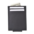 thumbnail image 5 of Amity Slim Magnetic Money Clip Wallet Genuine Leather Front Pocket, Black, 5 of 6