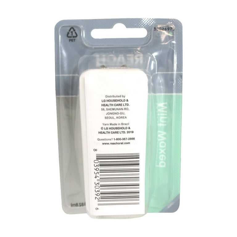 Reach, Mint Waxed Floss, 200 Yards, Dental Gum Plaque Removal