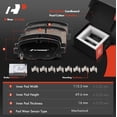 thumbnail image 3 of A-Premium 12.59 inch (320mm) Rear Drilled and Slotted Disc Brake Rotors + Ceramic Pads Kit Compatible with Select Jeep Models - Cherokee 2014-2021, 6-PC Set, 3 of 9