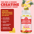 thumbnail image 6 of Creatine Monohydrate Gummy for Men & Women,60 Pineapple Gummies, 6 of 6