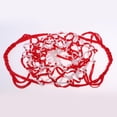 thumbnail image 4 of Baloncesto Fútbol Fútbol Voleibol Malla Bolsa de almacenamiento Llevar blanco rojo Sunnimix Bolsa de malla de malla, 4 of 8