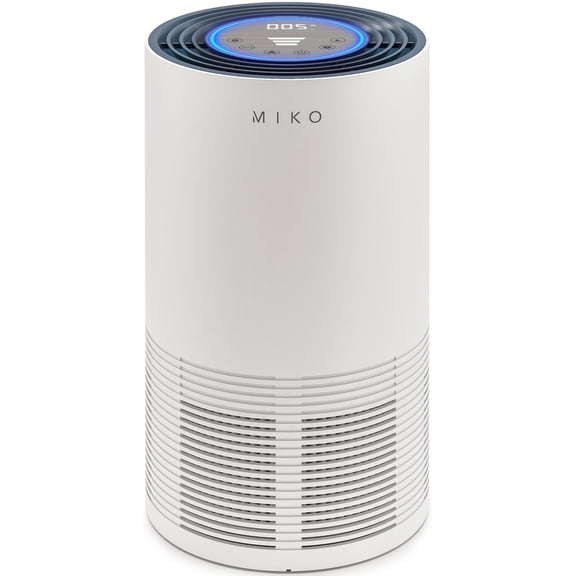 (Open Box) Miko Ibuki M Air Purifier for Home Large Room, H13 HEPA Filter Cleaner for Allergies and Pet Hair, Smoke, Pollen, Dust, and Odors in Any Size Room - 970 Sqft Coverage