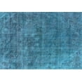 thumbnail image 1 of Ahgly Company Indoor Rectangle Oriental Light Blue Industrial Area Rugs, 2' x 4', 1 of 4