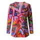 thumbnail image 4 of Blusa con cuello en V de manga larga con estampado de día de San Valentín suelto informal a la moda para mujer Fridja  FKASFK4135, 4 of 4