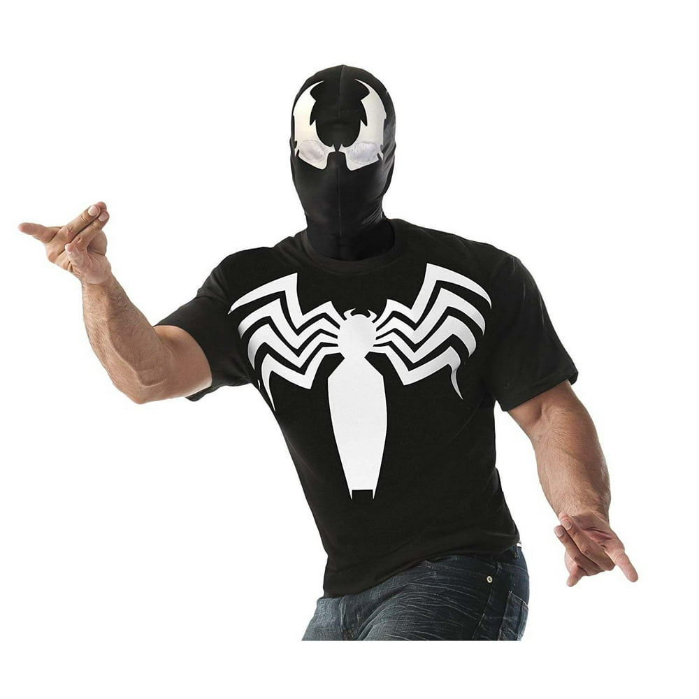 Marvel Venom Adult Costume TShirt With MaskXLarge