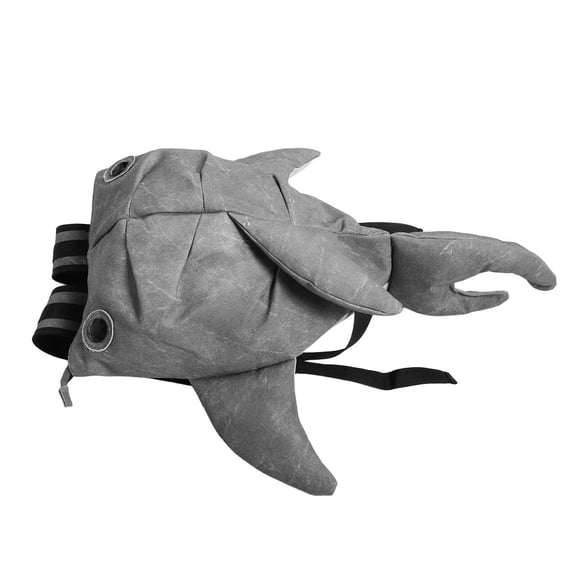 FUEENIRVA Cute Animal Decorative Backpack Grey for Unisex Travel and Storage