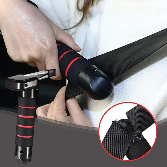 de del bastón del automóvil, Rompevidrios de ventana de para la movilidad de asistencia automática Apta , con linterna LED shamjiam Manija de la puerta del bastón del coche