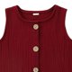 thumbnail image 4 of Niña Bebé Ropa de Verano Bodysuit de Color Sólido para 0-24 Meses Niña Bebé Recién Nacido Ropa Recién Nacida Romper de Manga Corta, 4 of 5