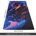 thumbnail image 2 of Gaming Mouse Mat/900 x 400 x 3 mm | XXL Mouse pad | Table mat/Large Size | Improved Precision and Speed | Rubber Base for Stable Grip on Smooth Surfaces Non-Slip (90x40Black005), 2 of 7