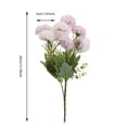 thumbnail image 2 of 1PCS Cream Real Touch Hydrangea Artificial Flowers Bouquets,13.78" Mint Green Lifelike Silk Fake Hydrangea with Stems,Faux Floral Arrangements for Home Wedding Party Table Centerpieces Decoration, 2 of 5