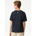 thumbnail image 6 of Free Assembly Boys 2-Pack Garment Washed Graphic T-Shirts, Sizes 4-18, 6 of 7