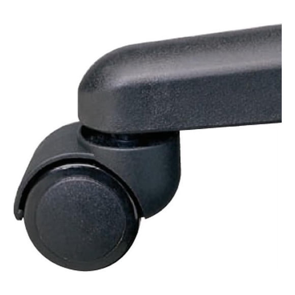Office Star Work Smart Soft Black Plastic Wheel Replacement Caster Set of 5