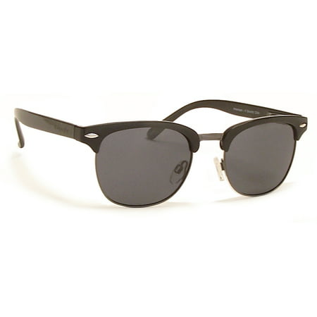 Country Club Polarized Retro Cool Sunglasses - Black/Gray