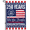Model C, variant on America 250 Garden Flag,USA 250th years Anniversary Patriotic Banner Double-Sided with Eagle Design, 1776-2026 Commemorative, 12 x 18 Inch