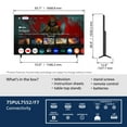 thumbnail image 6 of Philips 75" Class 4K Ultra HD (2160p) Google Smart LED TV (75PUL7552/F7), 6 of 24