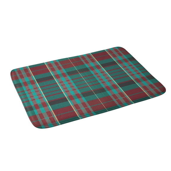 Society6 Sheila Wenzel-Ganny The Season Plaids Bath Mat