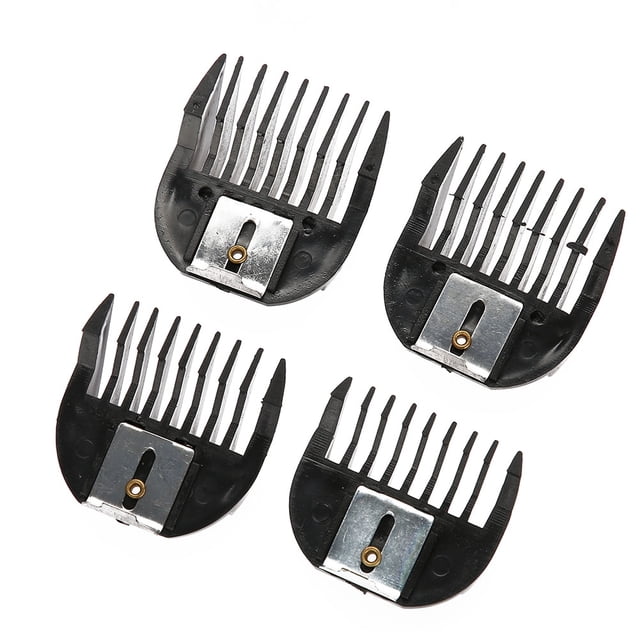 Peine guía, 4 piezas/juego de peine guía, accesorios para corte de pelo, repuestos para cortadora, diseño de última generación
