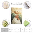 thumbnail image 2 of Pope Francis Canvas Painting, Wall Hanging Art, HD Print Wall Artwork for Dorm Bedroom Living Room, 2 of 8