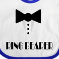 thumbnail image 4 of Inktastic Ringbearer Mock Tux Wedding Tuxedo Boys Baby Bib, 4 of 4