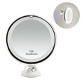 thumbnail image 2 of 10x espejo de aumento con luces interruptor inteligente 360 grados de rotación potente ventosa portátil buena para baño de mesa brand modelStyleType, 2 of 2