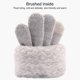 thumbnail image 4 of Winter Touch Screen Gloves Women Men Warm Stretch Knit Mittens Imitation Wool Thicken Full Finger, 4 of 5
