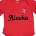 thumbnail image 4 of Inktastic Alaska Butterfly Girls Long Sleeve Baby Bodysuit, 4 of 5