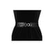 thumbnail image 4 of CINTURONES ELÁSTICOS PARA MUJERES TALLA PLUS INSPIRADOS EN CHIC, CINTURONES AJUSTADOS Y ESTIRABLES CON DECORACIÓN DE LENTEJUELAS BRILLANTES PARA VESTIDOS 75cm/29.53" NEGRO, 4 of 6