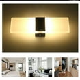 thumbnail image 2 of Modern LED Wall Lighting Up Down Cube Indoor Outdoor Bedroom Sconce Lamp Fixture, 2 of 7