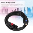 thumbnail image 1 of 3.5mm TRS to 2 XLR Cable, Multimedia Interface Splitter Plug Connector Audio Adapter Cord Y Splitter to Dual XLR Microphone Cable, 1 of 7