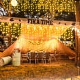 thumbnail image 3 of LNGOOR 1 PC  Solar Icicle Lights Outdoor  LED Christmas Hanging Lights String 8 Modes  96 LED With 16 String  Fairy Lights  For Ceiling Balcony Patio Garden  Christmas Tree  Wall  Wedding, 3 of 7
