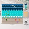 thumbnail image 2 of Beach Blanket Waterproof Sandproof, 9x10 ft Oversized Sand Free Beach Mat, Quick Drying, Light Weight and Portable Outdoor Picnic Mat for Travel, Camping, 2 of 6
