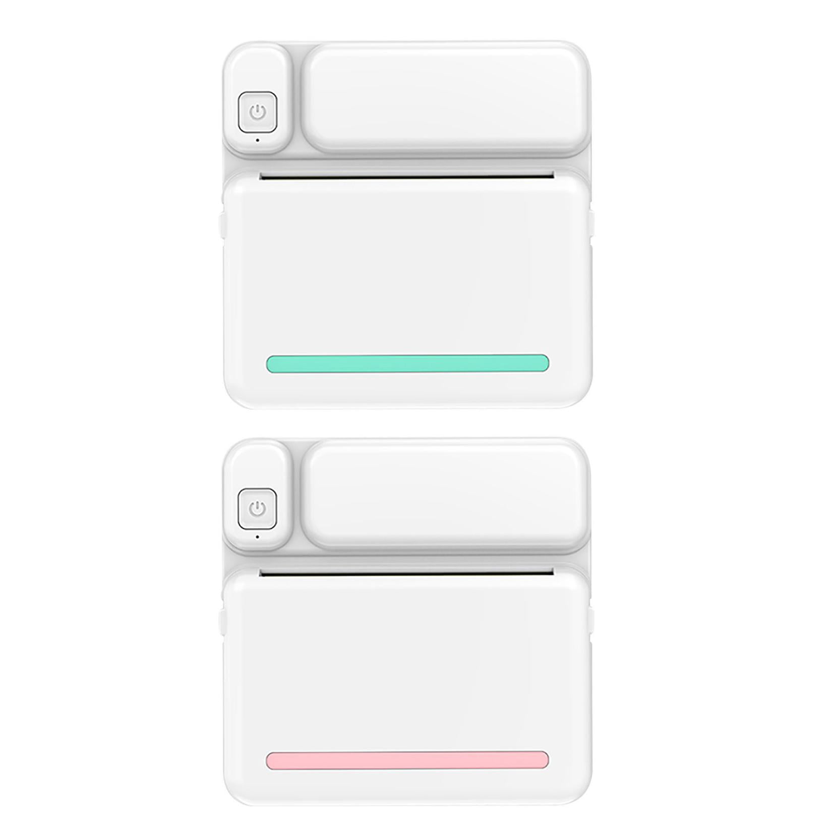 Portable Mini Bluetooth Printer,Compatible with Android and iOS,Wireless Photo & Label Printer with 200dpi Thermal Inkless Printing,Ideal for Travel,Work and Record Life