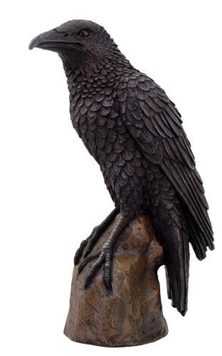 Collectible Figurine Statue Sculpture Figure Crow Bird Model YTC Raven 