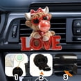 thumbnail image 6 of Cute mouse Animal Acrylic Car Vent Clip Decoration Beautiful Car Interior Accessories for Women Girls Auto Decor Gift B, 1Pcs, 6 of 6
