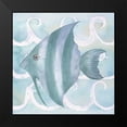 thumbnail image 2 of Medley, Elizabeth 20x20 Black Modern Framed Museum Art Print Titled - Azure Sea Creatures IV, 2 of 5